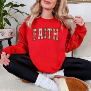 FAITH christmas sweatshirt