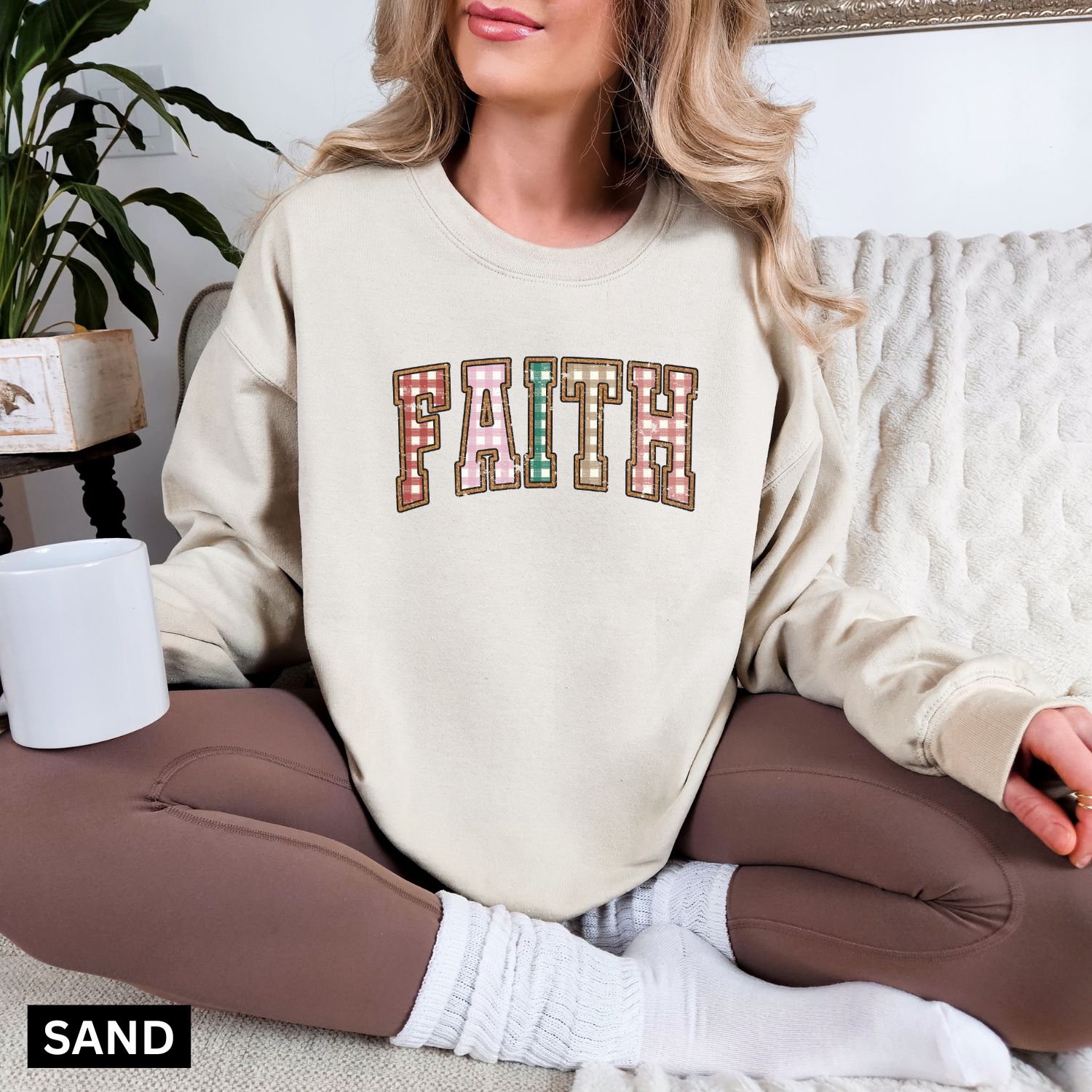 FAITH christmas sweatshirt - Image 2