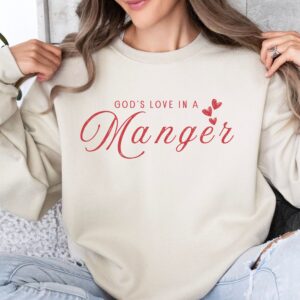 God's love Christmas Crewneck Sweatshirt
