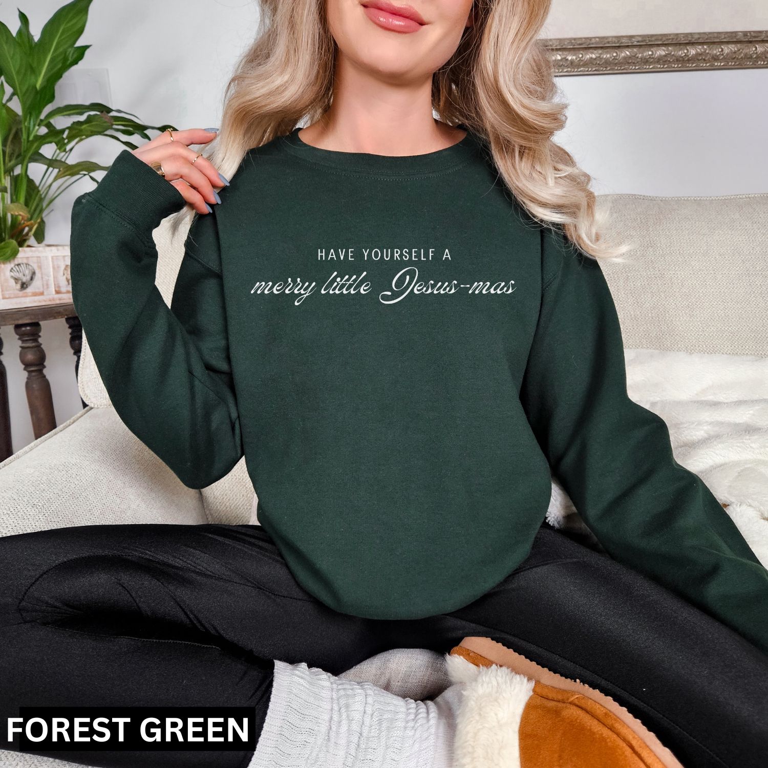 Jesus-mas Christmas Sweatshirt - Image 3
