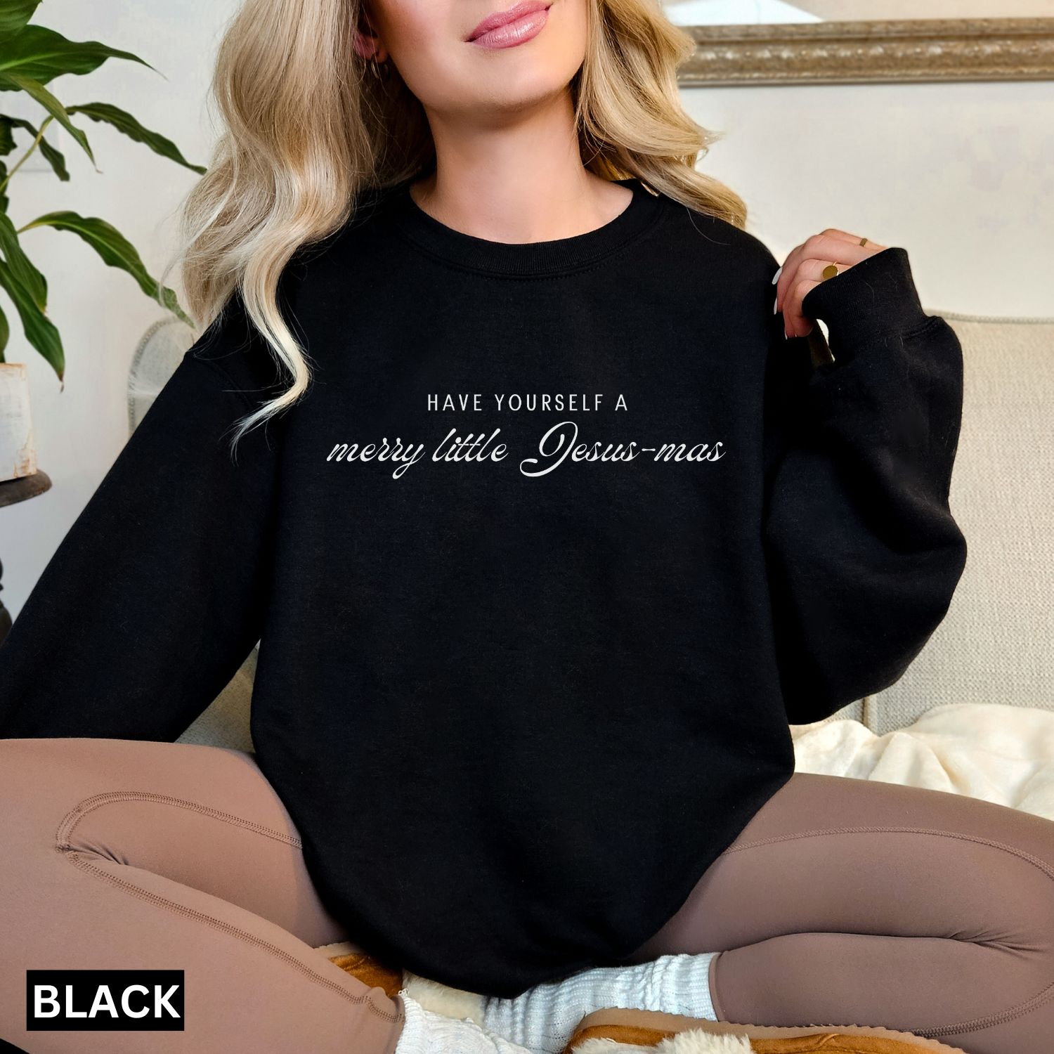 Jesus-mas Christmas Sweatshirt - Image 4