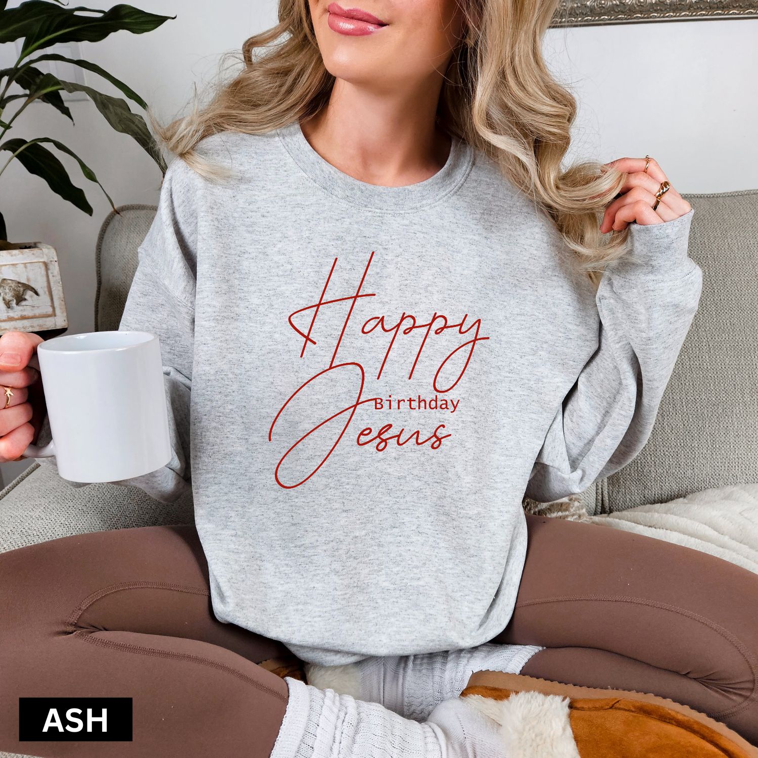 Happy Birthday Jesus Crewneck Christmas Sweatshirt - Image 6