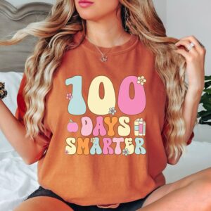 100 days smarter school t shirt