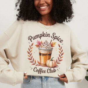 pumpkin spice coffee sweatshirt