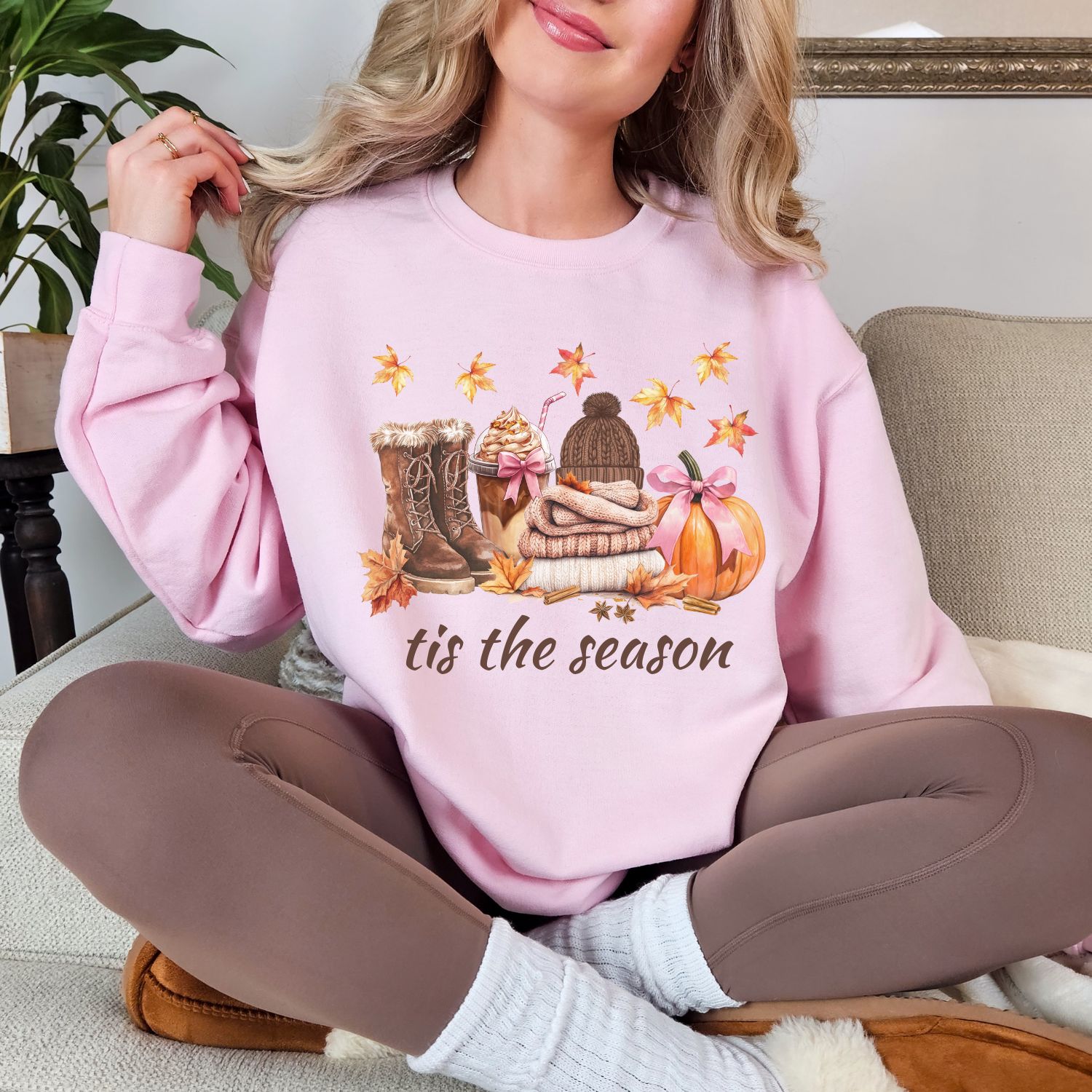 tis the season fall sweatshirt - Image 6