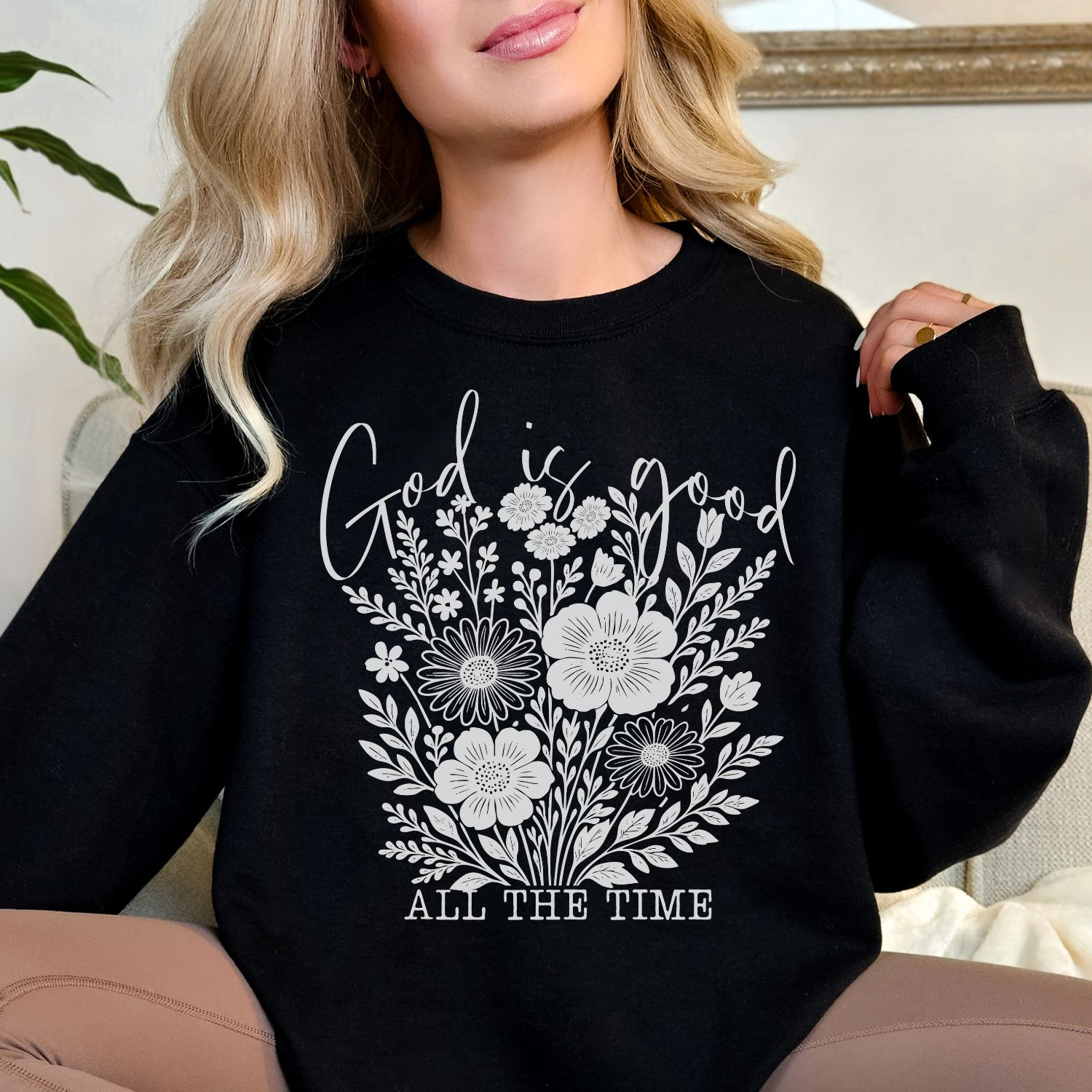 God is good sweatshirt - Image 5