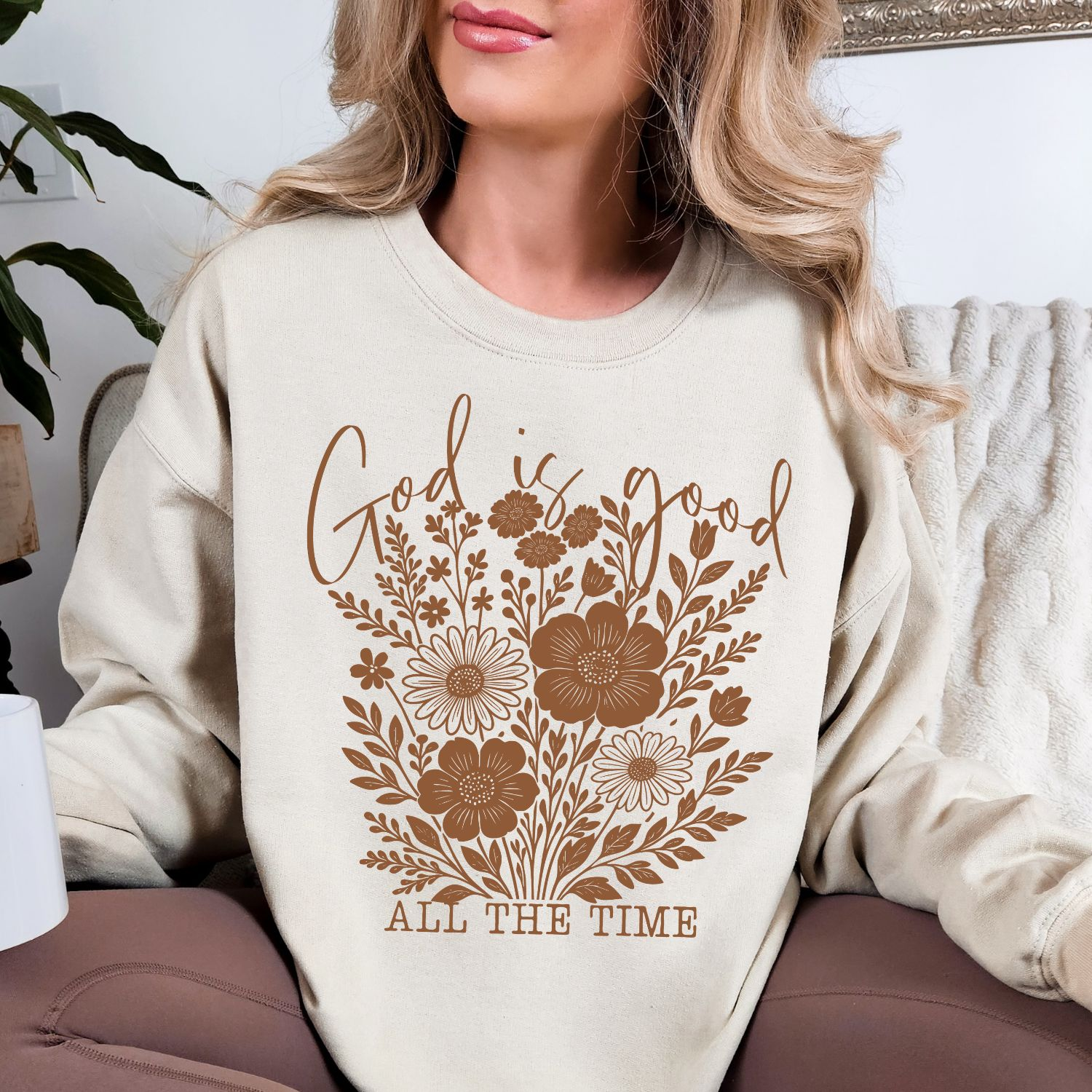 God is good sweatshirt