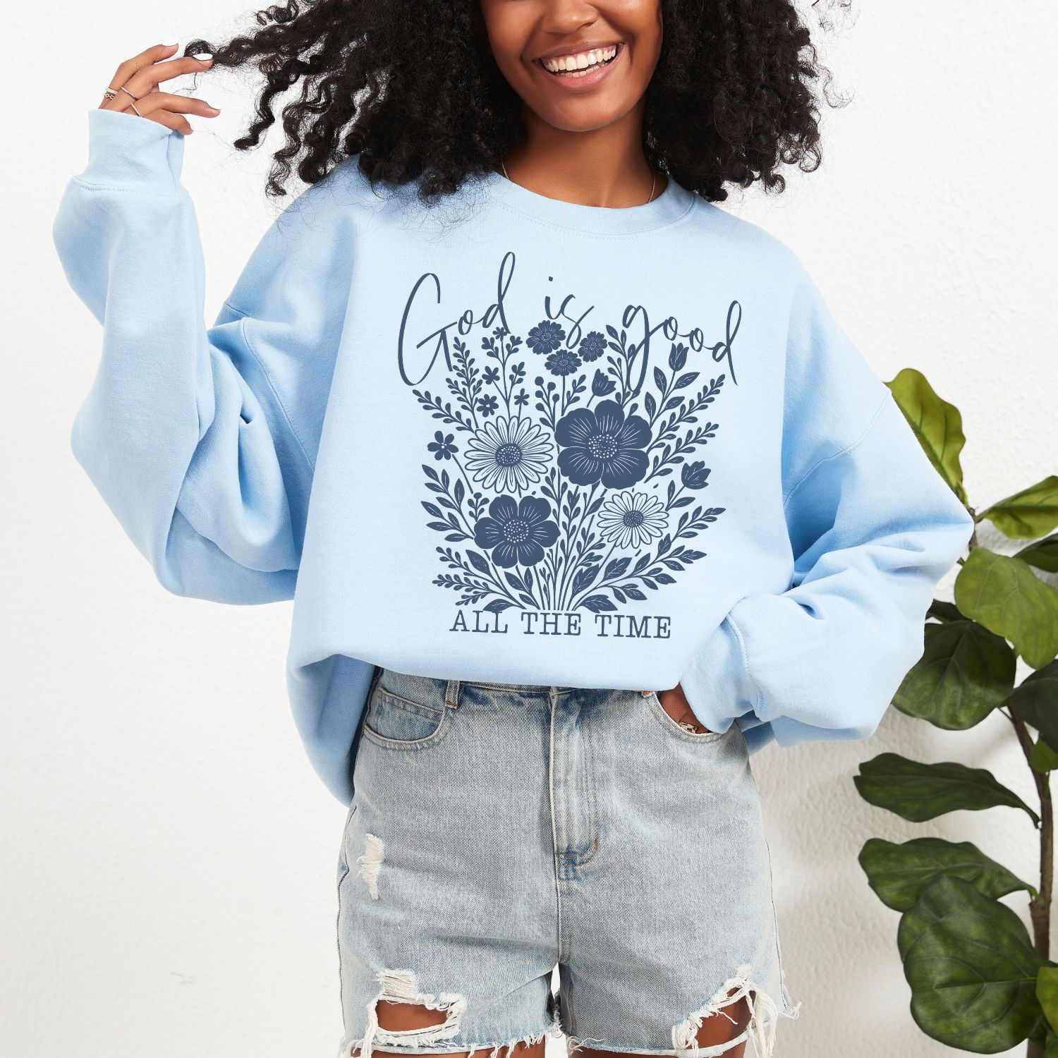 God is good sweatshirt - Image 7