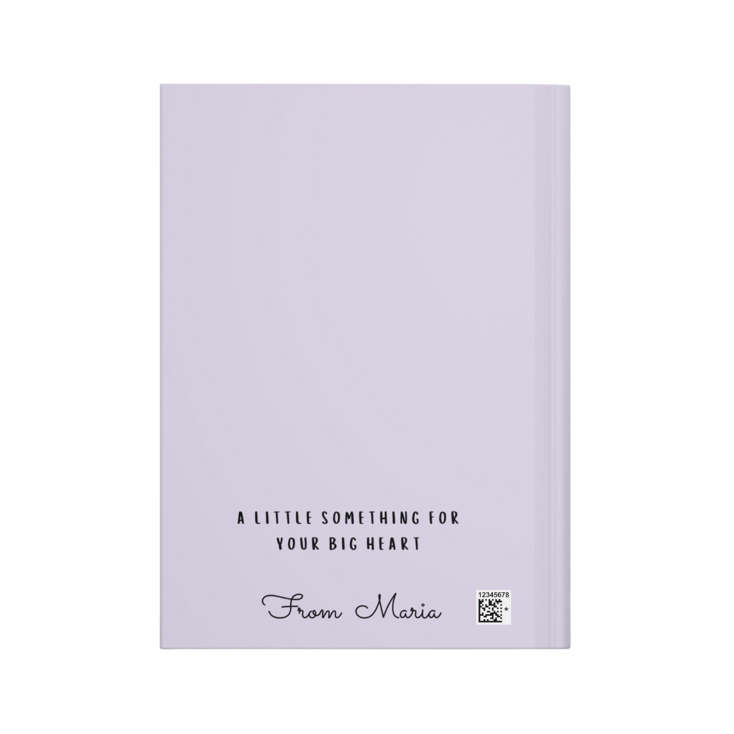 Purple customized teacher Hardcover journal matte - Image 3
